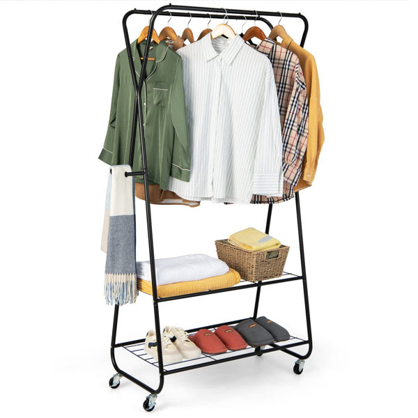 Rebrilliant Adamstown 86Cm Rolling Clothes Racks Wayfair.co.uk